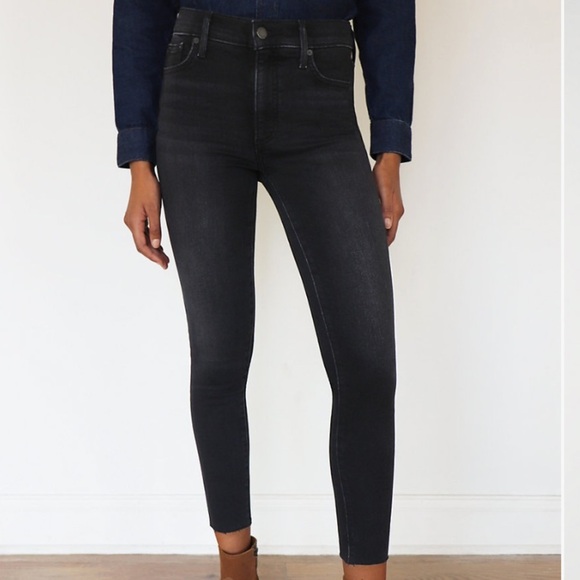 Aritzia Denim Forum Nico mid rise skinny crop 26 - Picture 2 of 5
